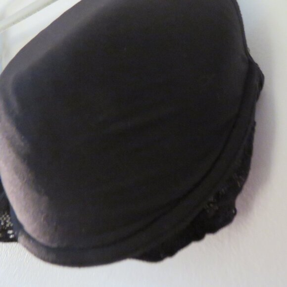 NATORI Bliss Perfection Unlined Underwired Lace Bra in Black - Size 32D - Picture 5 of 12